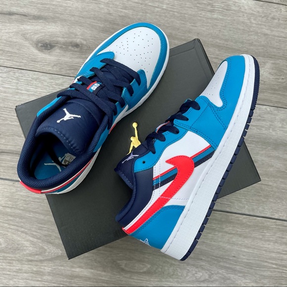 đđ§ĄAir Jordan 1 Low Game Time GSđ§Ąđ - Picture 6 of 7